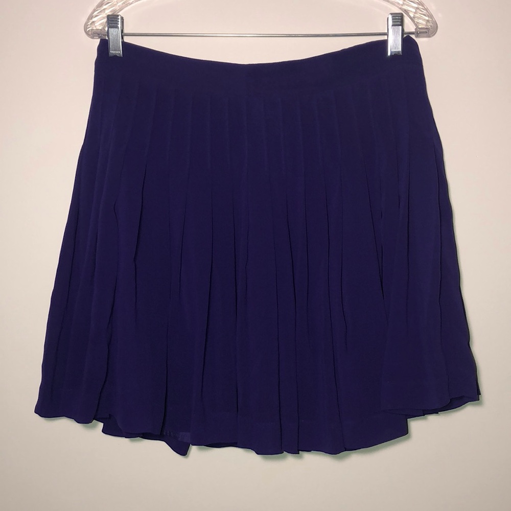 Gap Purple Pleated Skirt